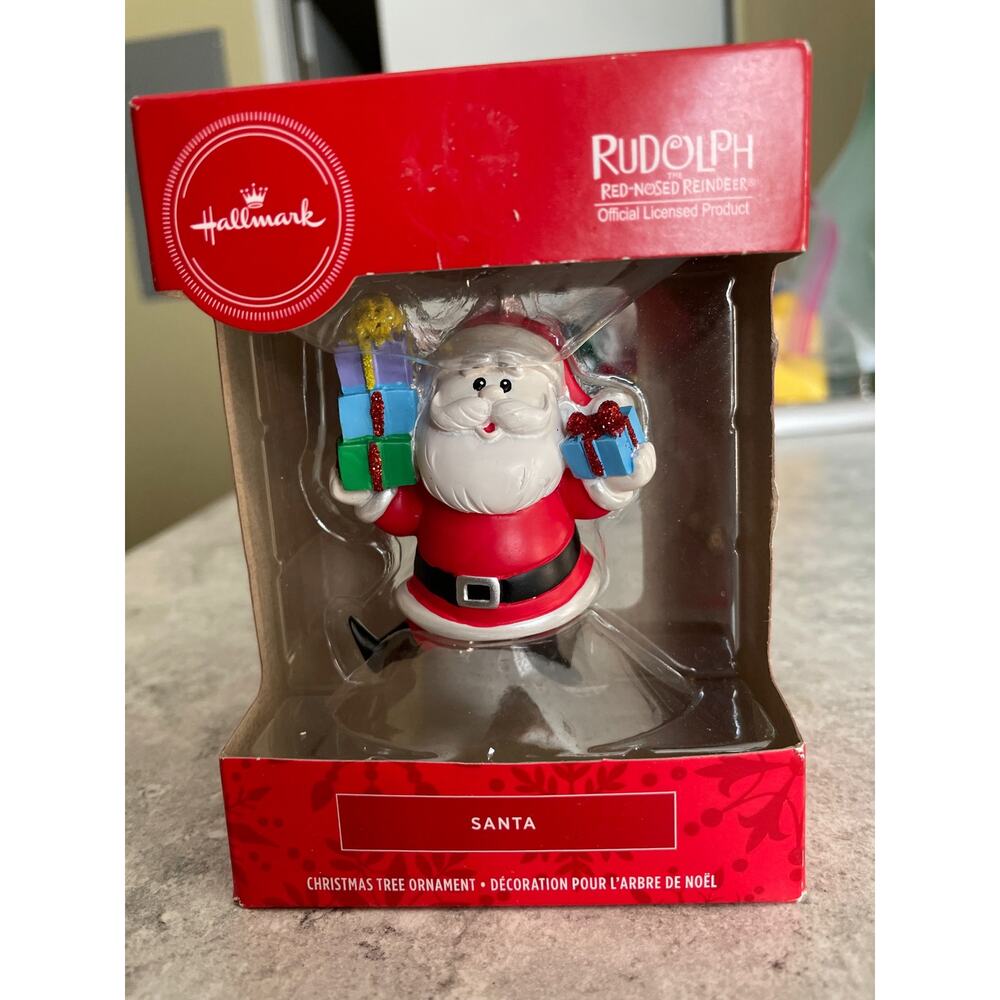 Hallmark Rudolf the Red-Nosed Reindeer Santa Ornament
